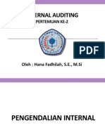 Pertemuan Ke-2 (Pengendalian Internal, Manajemen Risiko Dan GCG)