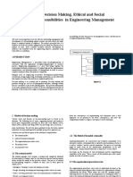 Decision Making, Ethical and Social Responsibilities in Engineering Management