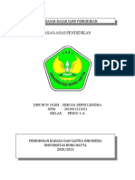 Asas-Asas Pendidikan