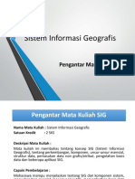 (SIG) Pengenalan Sistem Informasi Geografis