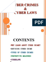 51144240 08 Cyber Crime Cyber Laws Final Ppt