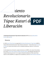 Movimiento Revolucionario Túpac Katari de Liberación - Wikipedia, La Enciclopedia Libre