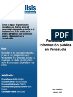 Pandemia e Informacion Publica en Venezuela Ana Julia Nino