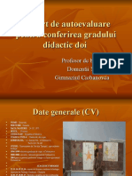 Raport de Autoevaluare