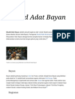 Maulid Adat Bayan - Wikipedia Bahasa Indonesia, Ensiklopedia Bebas