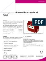 Waterproof Addressable Manual Call Point: Function