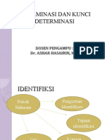 Pertemuan 4. PPT Kunci Determinasi