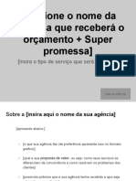 Orçamento  para empresa X