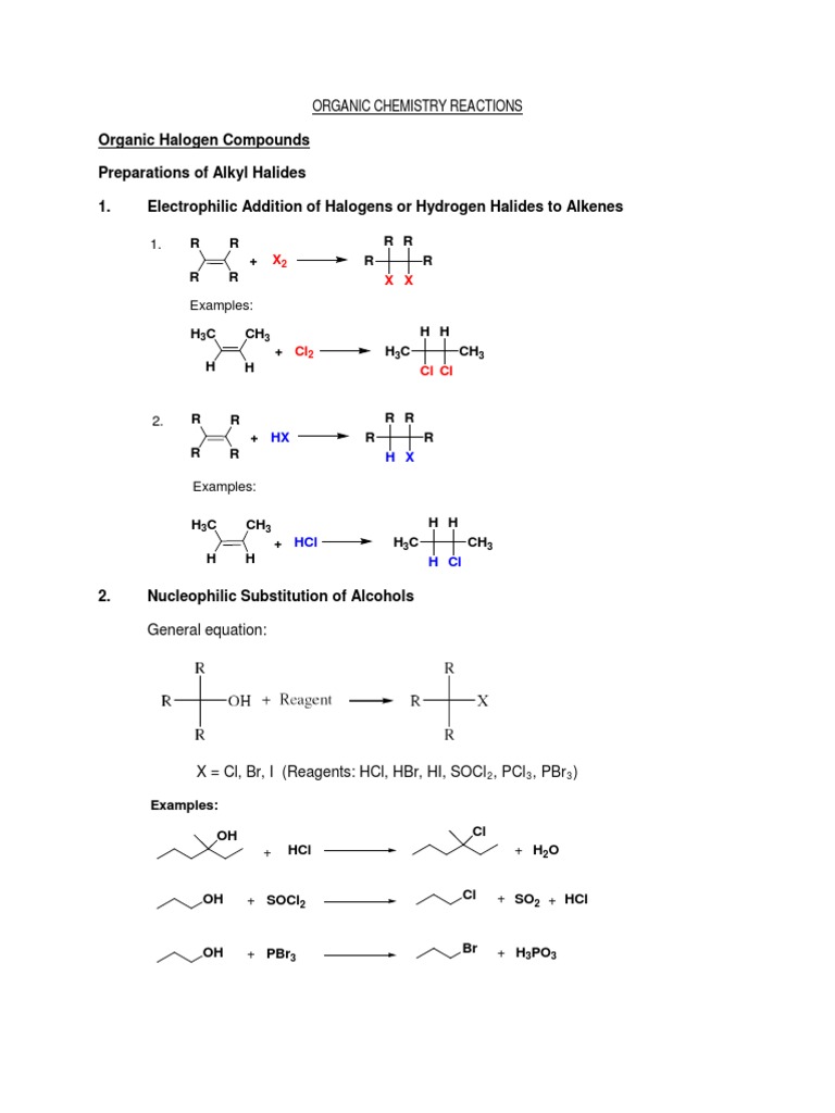 Organic Chemistry Reaction Mechanisms | PDF | Ester | Carboxylic Acid
