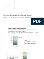 Design of Doubly-Reinforced Beams: Lecture 2.c.2 by Engr. Jerry B. Maratas and Engr. Ricardo Fornis
