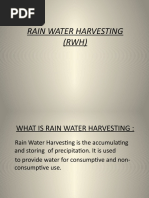 Rain Water Harvesting