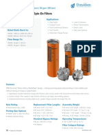 Hnk04/05 Duramax Spin-On Filters: Max Flow: 35 GPM (133 LPM) / 50 GPM (189 LPM)