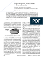 Choosing Recycling Methods for Single-Polymer Polyester Composites