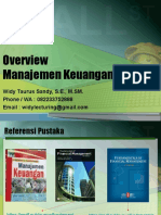 Manajemen Keuangan - Class 01 - Overview Manajemen Keuangan