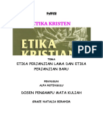 Tugas Paper Etika Kristen