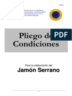 Pliego - Jamón Serrano