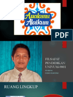 FILSAFAT PENDIDIKAN - Kurikulum Baru