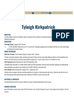 Tyleigh Kirkpatrick Resume