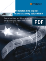 Understanding China's Manufacturing Value Chain: Opportunities For UK Enterprises in China