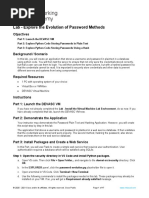 6.5.10 Lab - Explore The Evolution of Password Methods