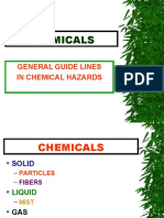 Chemicals: General Guide Lines in Chemical Hazards