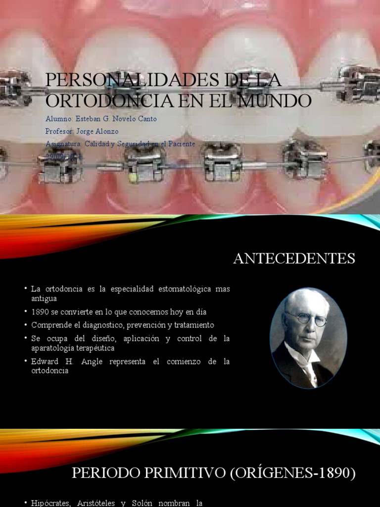 Personalidades de La Ortodoncia en El Mundo | PDF | Ortodoncia | Odontología