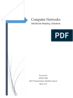 Computer Networks: Worldwide Reading Solutions
