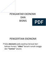 Pengantar Ekonomi & Bisnis