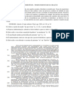 Lista de Exercícios - Termos Essenciais Da Oração