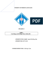 Public Speaking Outline Honggam