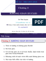 DSA2 - HK1 - 15-16 - Chuong 3 - Khong Gian Euclid