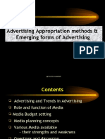 Advertising Appropriation Methods & Emerging Forms of Advertising