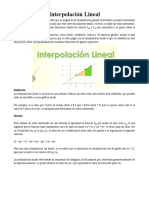 Interpolación Lineal