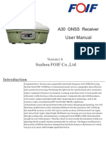 A30 GNSS Receiver User Manual