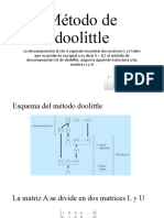 Método de doolittle