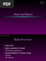 Stack and Queue: COMP171 Fall 2005