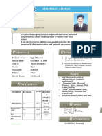 Curriculum Vitae: Shahzad Ahmad