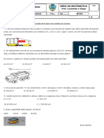 Atividade: Área Da Matemática