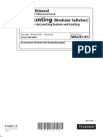 Accounting: Pearson Edexcel (Modular Syllabus)