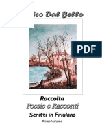 Raccolta Poesie e Racconti in Friulano. Primo Volume