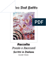 Raccolta Poesie e Racconti in Italiano. Secondo Volume