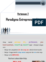 Pertemuan 2 - Paradigma Entrepreneurship