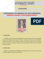 Concurso - Semana de Arte Moderna de 1922