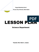 Lesson Plan: Science Department