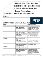 CÓDIGO DE FALLA 559 (ISC, ISL, ISX, ISZ... Operación - Nivel Moderadamente Grave