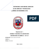 Informe N°1 - Normas y Material de Laboratorio - Alba Illescas