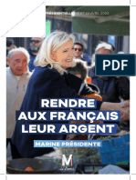 Présidentielle 2022: Les 2 Tracts Qui Lancent La Campagne de Le Pen Distribués À 1 Million D'exemplaires Dès Ce Weekend