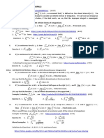 HO#2 Improper Integrals