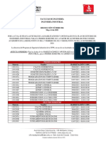 Facultad de Ingeniería Ingeniería Industrial: Primer Semestre