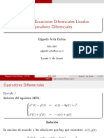 Presentación Sobre SEDL Operadores Diferenciales (Versión Impresa)